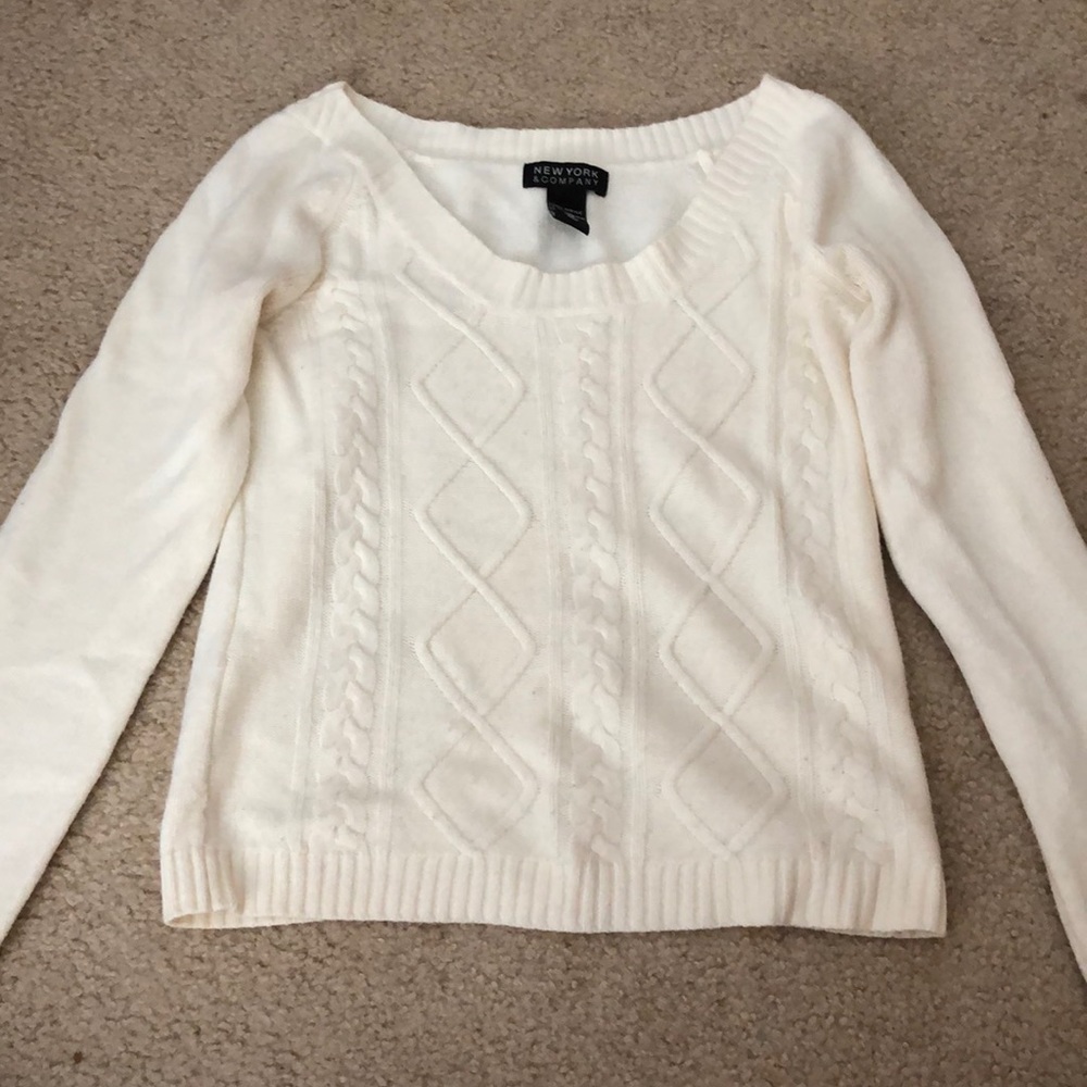 Semi off the shoulder sweater